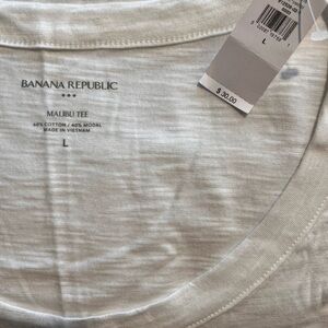 Banana Republic Cream Malibu Tee